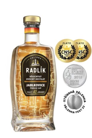 Jablkovice dubový sud 0,5 l 43%